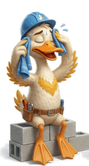 Badkamereend mascotte