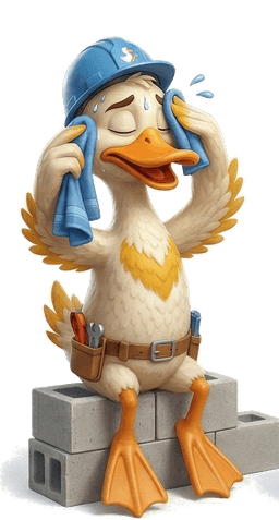 Badkamereend mascotte