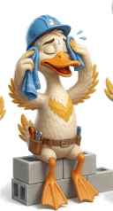 Badkamereend mascotte