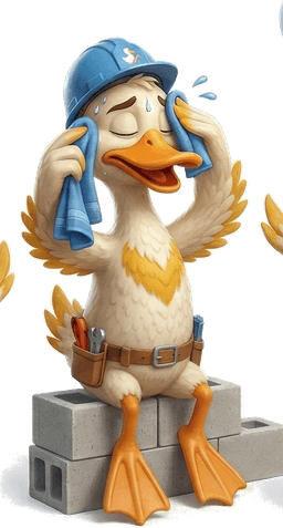 Badkamereend mascotte