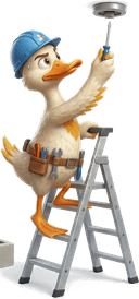 Badkamereend mascotte